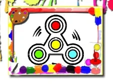 Fidget Spinner Coloring Book